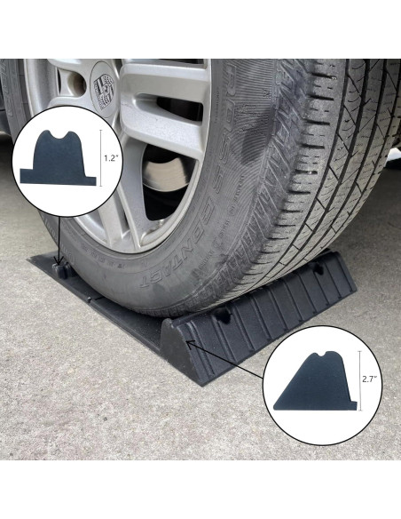 Alfombrilla de Guía de Estacionamiento F COME 60x40cm Antideslizante