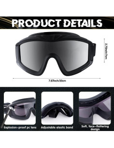 Gafas de Seguridad Tácticas Airsoft - Lentes Intercambiables 2
