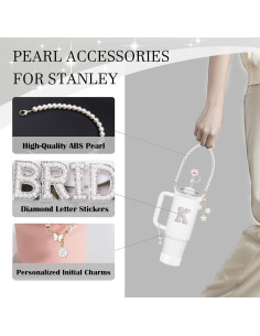 Juego de Accesorios para Tazas Stanley LUHOHI - Correa y Charms 2