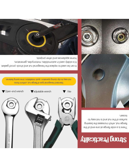 Hilitchi 100 Pcs Tuercas de Bloqueo Hexagonales Acero Inoxidable 304