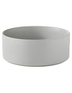 Tazón de Perro Cerámica 20 cm Welloyed Antideslizante Gris