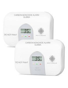 Detector de Monóxido de Carbono Glocusafety 10 Años 2 Paquete