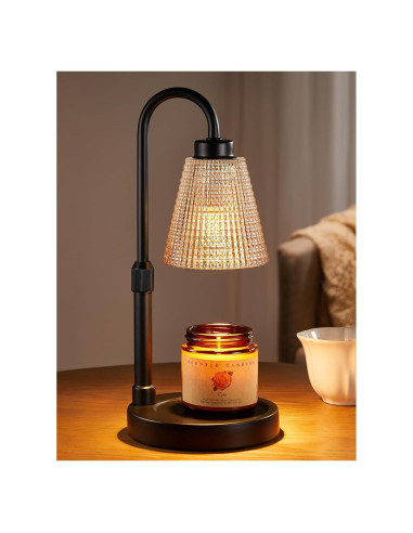 Lámpara Calentadora de Velas Innqoo Ámbar con Temporizador