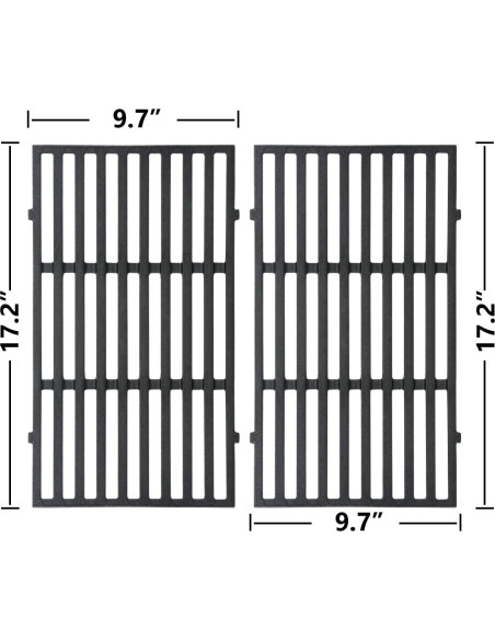 Rejillas de Parrilla Burly Grill para Weber Spirit 200