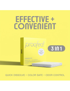 Hojas de detergente para lavandería Proofed! 32 unidades aroma limpio 2