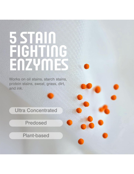 Hojas de detergente para lavandería Proofed! 32 unidades aroma limpio