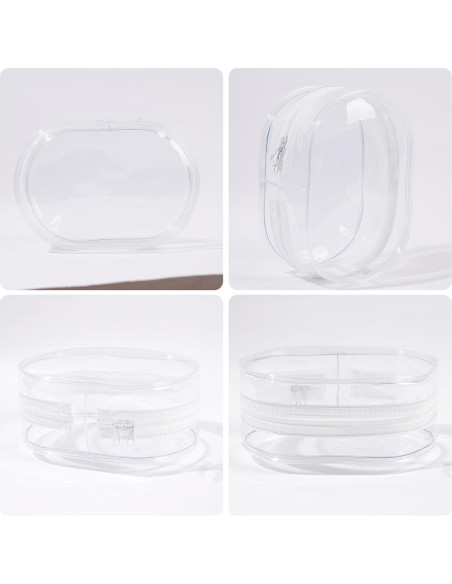 Estuche de exhibición PVC para muñecas de peluche 17cm - Blanco