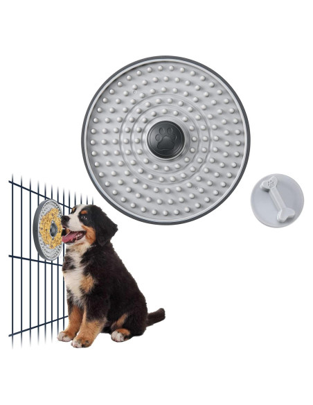 Alfombrilla de Lamer Avont para Perros y Gatos - Gris 15.5 cm