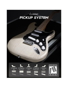 Guitarra Eléctrica DONNER DST-80 39" para Principiantes 2