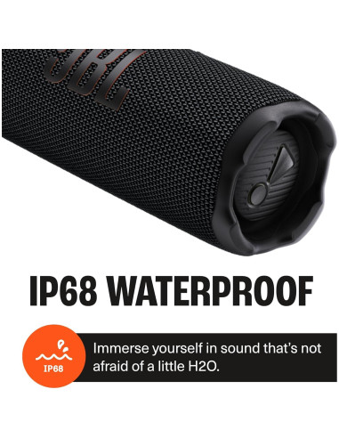 Altavoz Bluetooth JBL Flip 7 Negro + Funda Dura Protectora