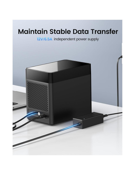 Estación Acoplamiento Externa ORICO 5 Bahías USB 3.0 90TB