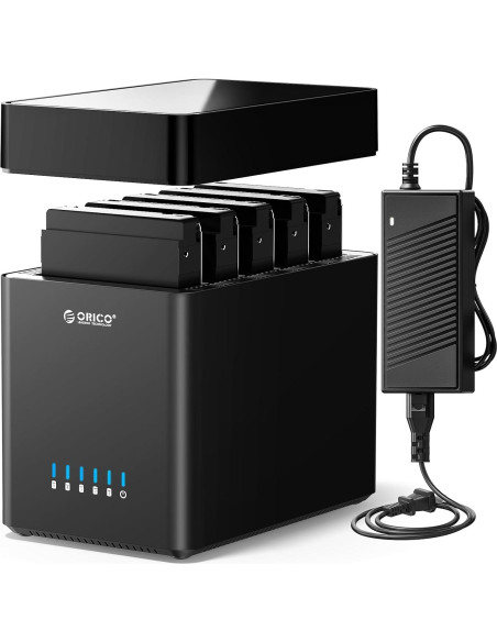 Estación Acoplamiento Externa ORICO 5 Bahías USB 3.0 90TB