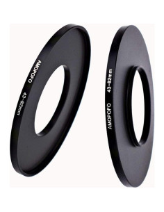 Adaptador de Anillo de Paso 43mm a 82mm AMOPOFO para Cámaras 2