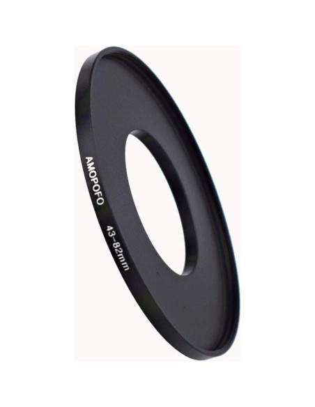 Adaptador de Anillo de Paso 43mm a 82mm AMOPOFO para Cámaras
