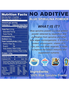 Polvo de Espirulina Azul IMakArt 85g Colorante Natural 2