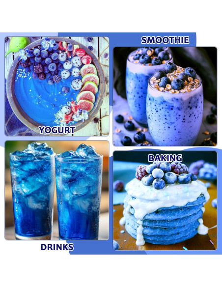 Polvo de Espirulina Azul IMakArt 85g Colorante Natural