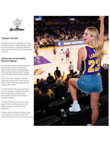 Alfombrillas de Corte Hohohen 35.56x38.1 cm 3 Paquete para Cameo