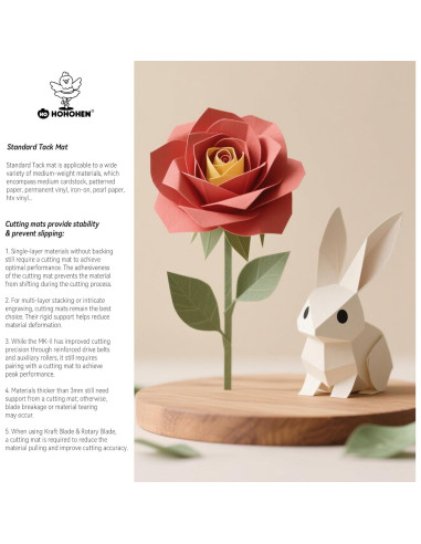 Alfombrillas de Corte Hohohen 35.56x38.1 cm 3 Paquete para Cameo