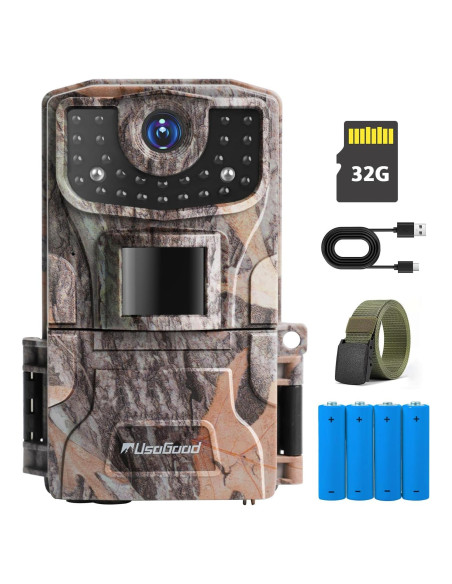 Cámara de Sendero Usogood 36MP 2K HD con Visión Nocturna