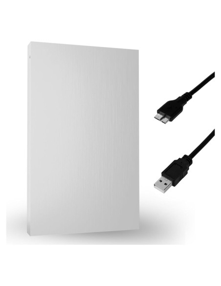 Disco Duro Externo 250GB Genérico USB 3.0 Plata Portátil