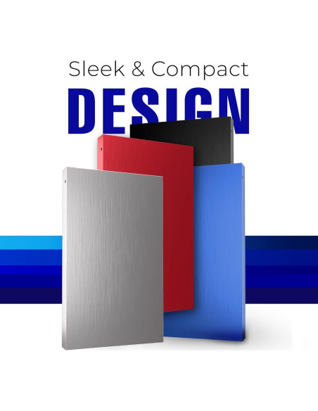 Disco Duro Externo 250GB Genérico USB 3.0 Plata Portátil