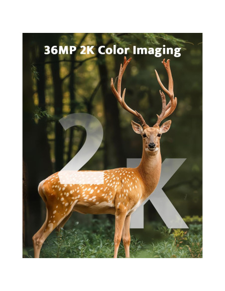 Cámara de Sendero Usogood 36MP 2K HD con Visión Nocturna