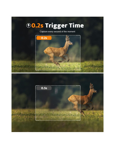 Cámara de Sendero Usogood 36MP 2K HD con Visión Nocturna