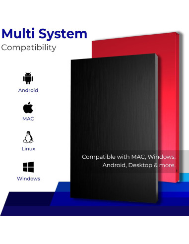 Disco Duro Externo 250GB Genérico USB 3.0 Plata Portátil