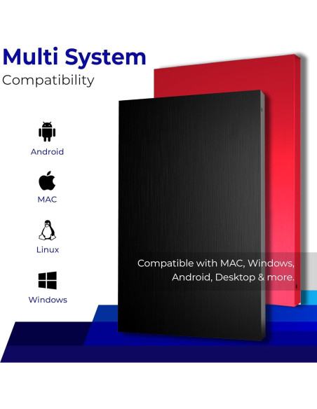 Disco Duro Externo 250GB Genérico USB 3.0 Plata Portátil