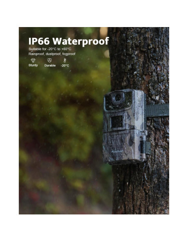 Cámara de Sendero Usogood 36MP 2K HD con Visión Nocturna