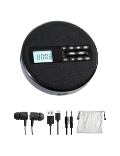 Reproductor de CD portátil SFOOEOJ C-07 con altavoces estéreo