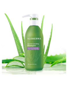 Champú Controlador de Aceite Aloderma 473ml - Aloe Vera Orgánico