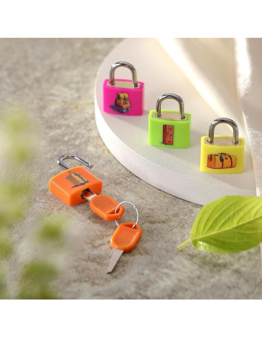 Candados de Equipaje Mini KL KALOO 4PCS con Llave - Colores Brillantes