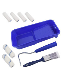 Kit Mini de Rodillos de Pintura 9 Piezas para DIY - Multicolor