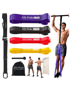 Bandas de Asistencia para Dominadas Ally Peaks - 4 Bandas de Resistencia