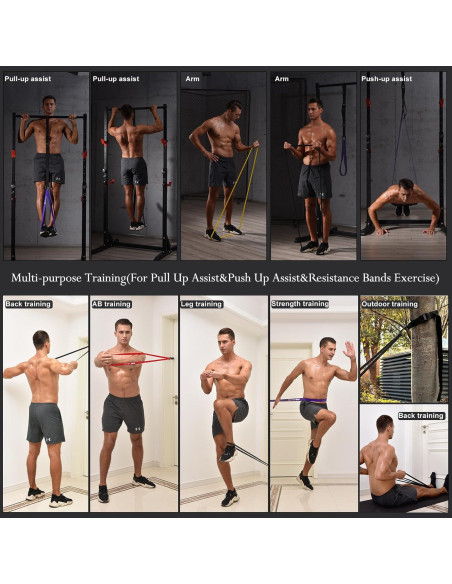 Bandas de Asistencia para Dominadas Ally Peaks - 4 Bandas de Resistencia