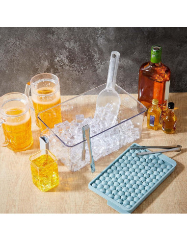 Contenedor de Hielo Havawish 10 Pcs con Moldes y Cucharas