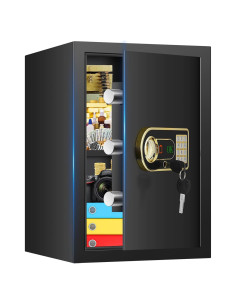 Caja Fuerte Digital Pisleto 2.5 Pies a Prueba de Fuego y Agua
