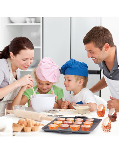 Forros de Cupcake COcnny Mini Otoño 600pcs Papel Desechable