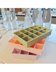 Bandejas de Hielo de Silicona UlifeBetter 3 Piezas 45 Cubos 2