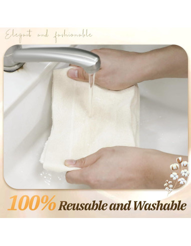 24 Paños de Queso de Algodón Sin Blanquear 61x61cm Exclaith