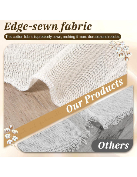 24 Paños de Queso de Algodón Sin Blanquear 61x61cm Exclaith