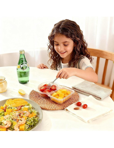 Contenedores de Snack Reutilizables MICNOI 20 Piezas Sin BPA