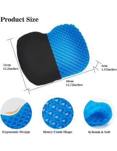 Cojín de Asiento Ergonómico Omoojee para Kayak y Canoa 2