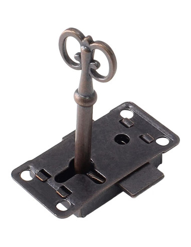 Cerradura de Gabinete Antigua Jiozermi con Llave y Tornillos
