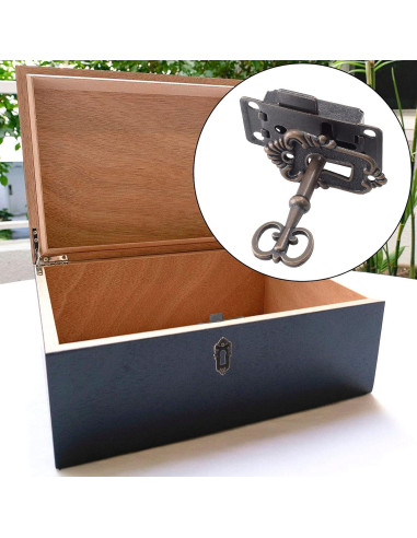 Cerradura de Gabinete Antigua Jiozermi con Llave y Tornillos