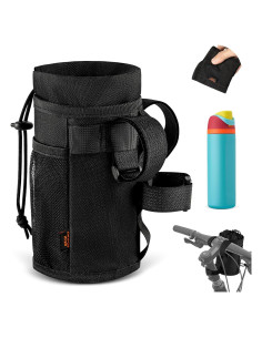 Soporte para Botella de Agua Desing Wish 24-32 oz Negro Delgado