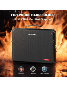 Organizador de Documentos a Prueba de Fuego HAPPOUS 13 Bolsillos 2