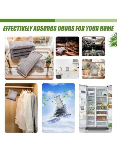 Bolsas de Carbón Activado HANYAN 200g - Eliminador de Olores