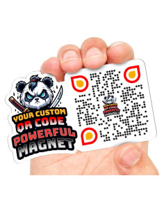 Imán Magnético Personalizado QR Vinilo Multicolor 15x15cm